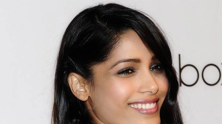 Freida Pinto Side Face At Nylon Magazine 13th Anniversary Celebration